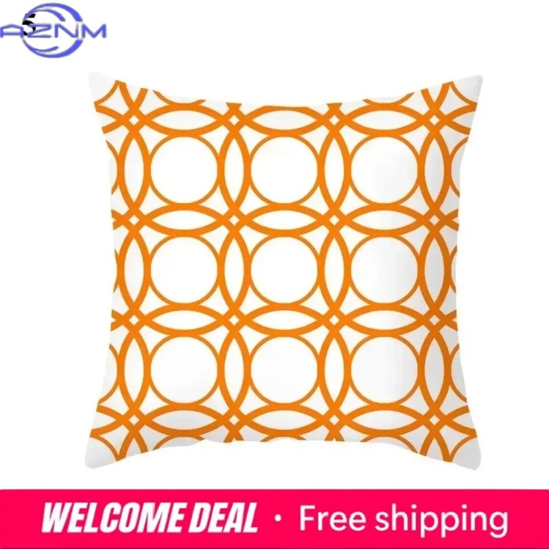 غطاء وسادة بوهو برتقالي بتصميم - مراجعة Century Textile & Sewing Supply Reviews وسعره