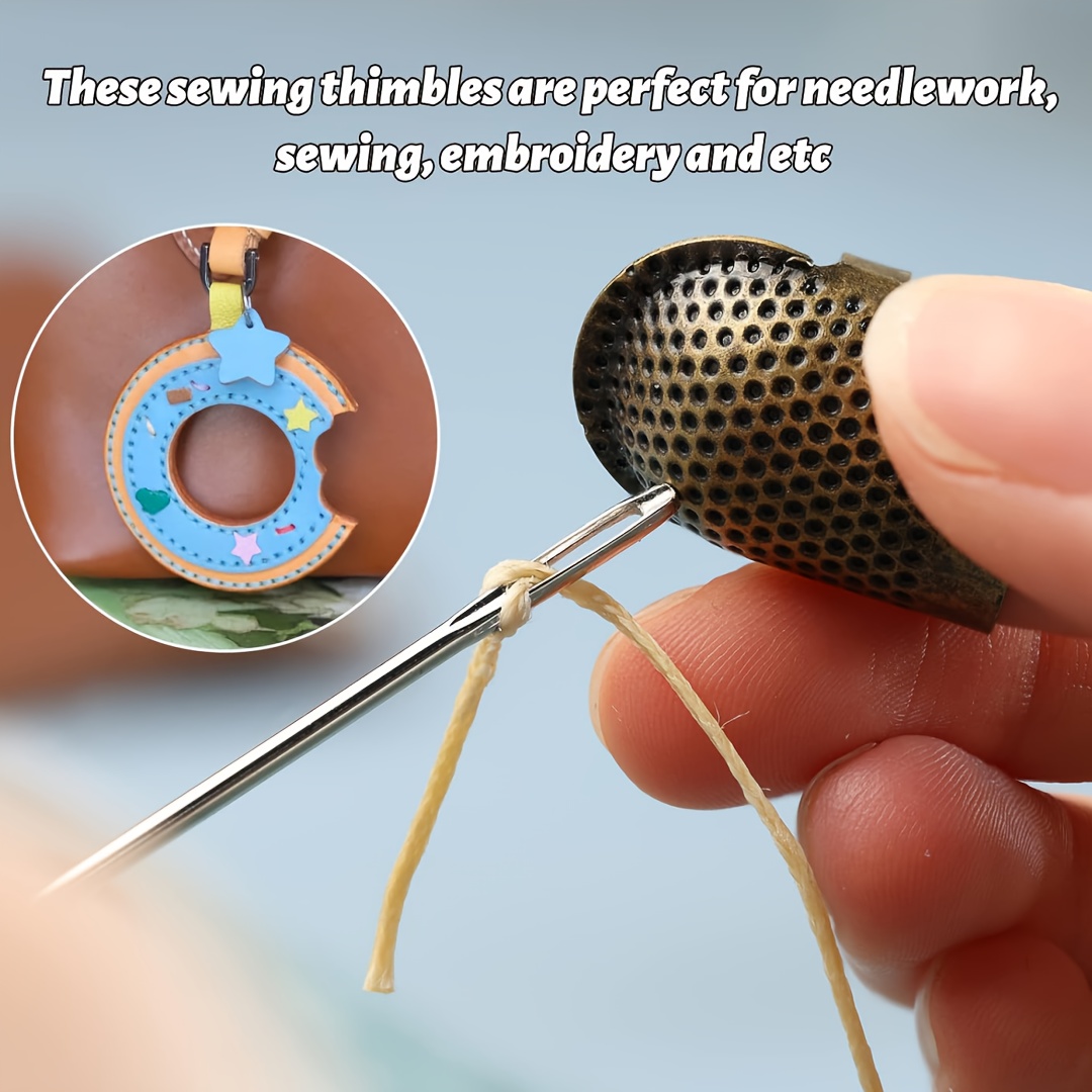 واقيات الأصابع للخياطة، حلقات  - مراجعة Sewing Thimble Metal وسعره