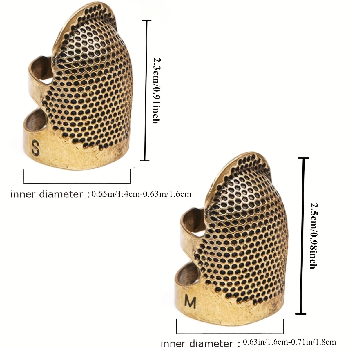 واقيات الأصابع للخياطة، حلقات  - مراجعة Sewing Thimble Metal وسعره