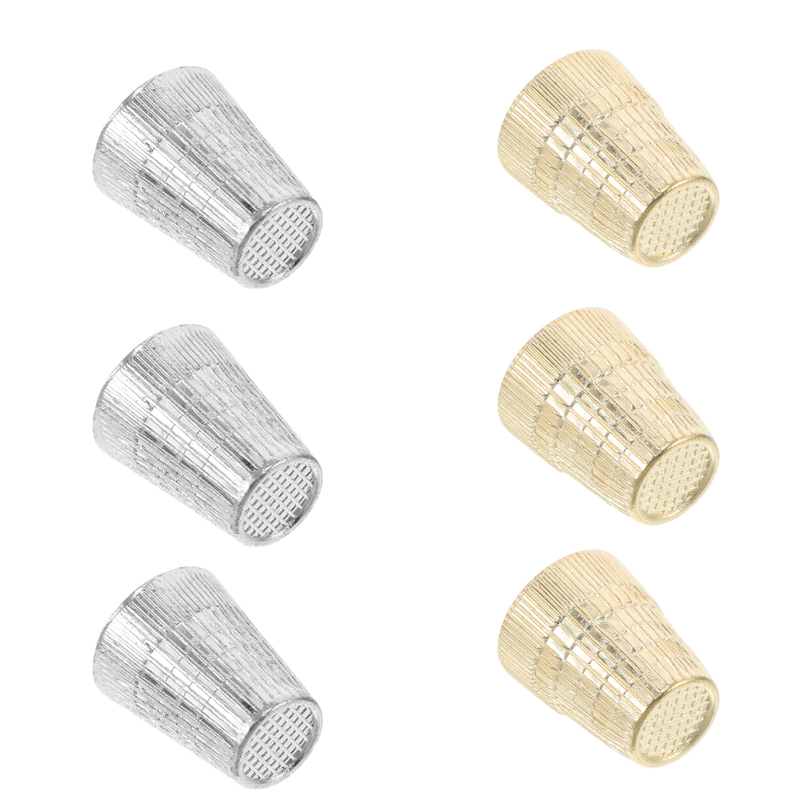 6 قطع من واقيات الأصابع المعدن - مراجعة Sewing Thimble Metal وسعره