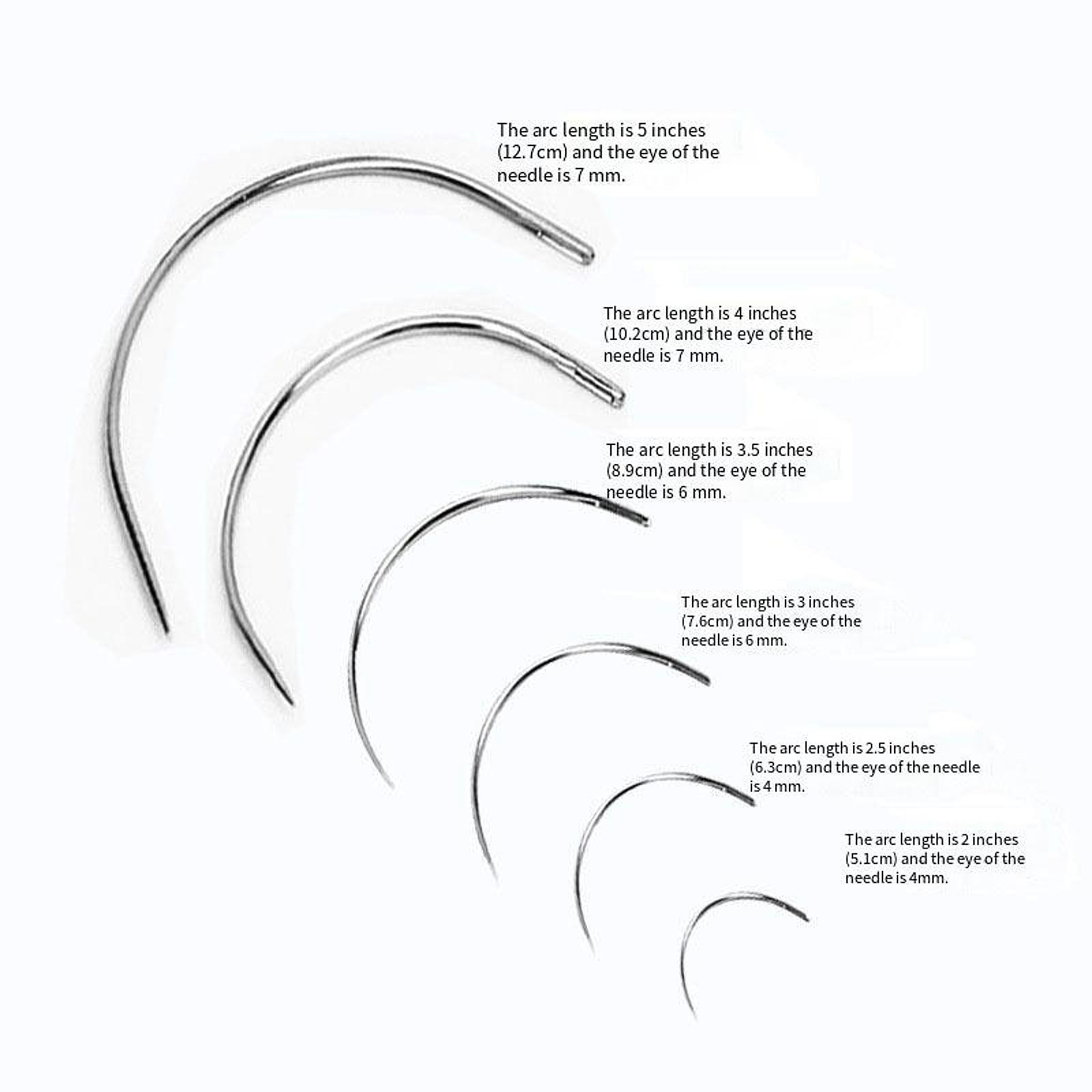 مجموعة إبر خياطة يدوية منحنية  - مراجعة Leather Needle Heavy وسعره