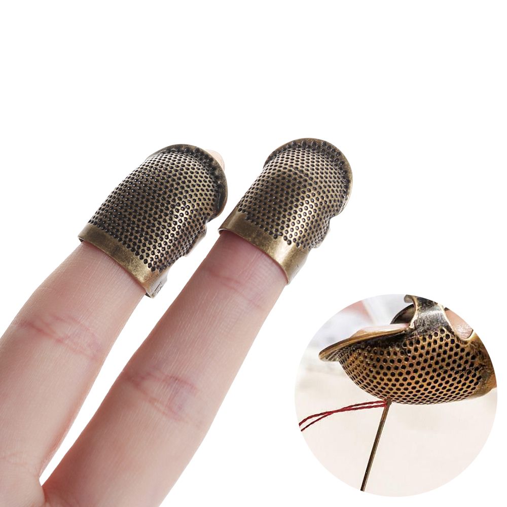 إكسسوارات الخياطة: إبرة يدوية  - مراجعة Sewing Thimble Metal وسعره