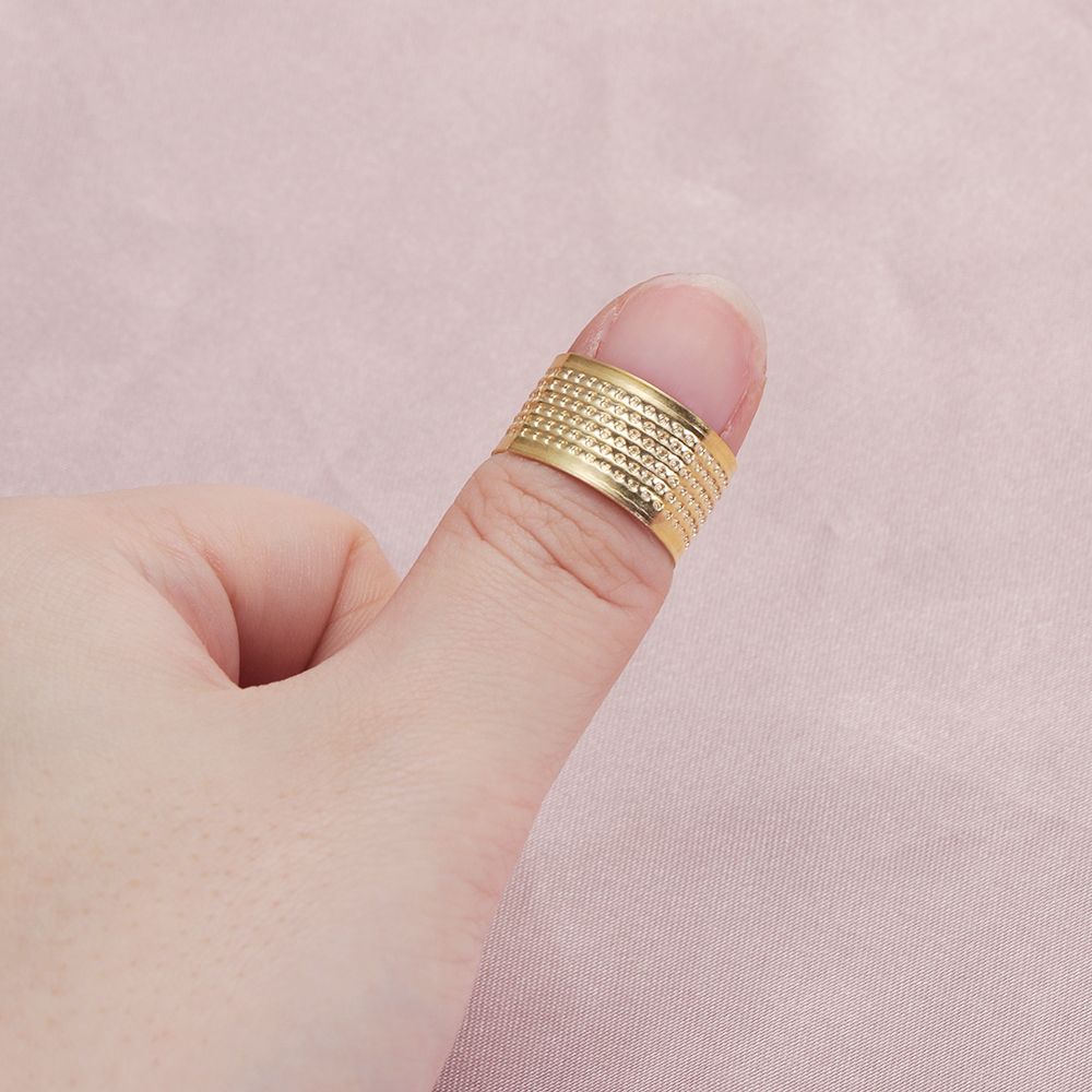 إكسسوارات الخياطة: إبرة يدوية  - مراجعة Sewing Thimble Metal وسعره