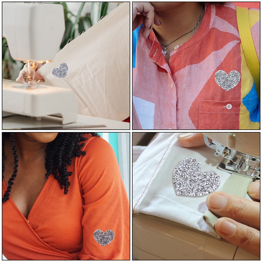 10 قطع من رقع التطريز على شكل  - مراجعة Sewing Recycling وسعره