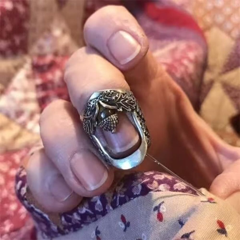 قفاز خياطة معدني مفتوح على شكل - مراجعة Sewing Thimble Metal وسعره