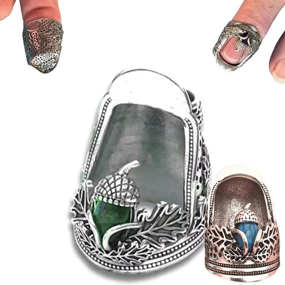 قفاز خياطة معدني مفتوح على شكل - مراجعة Sewing Thimble Metal وسعره