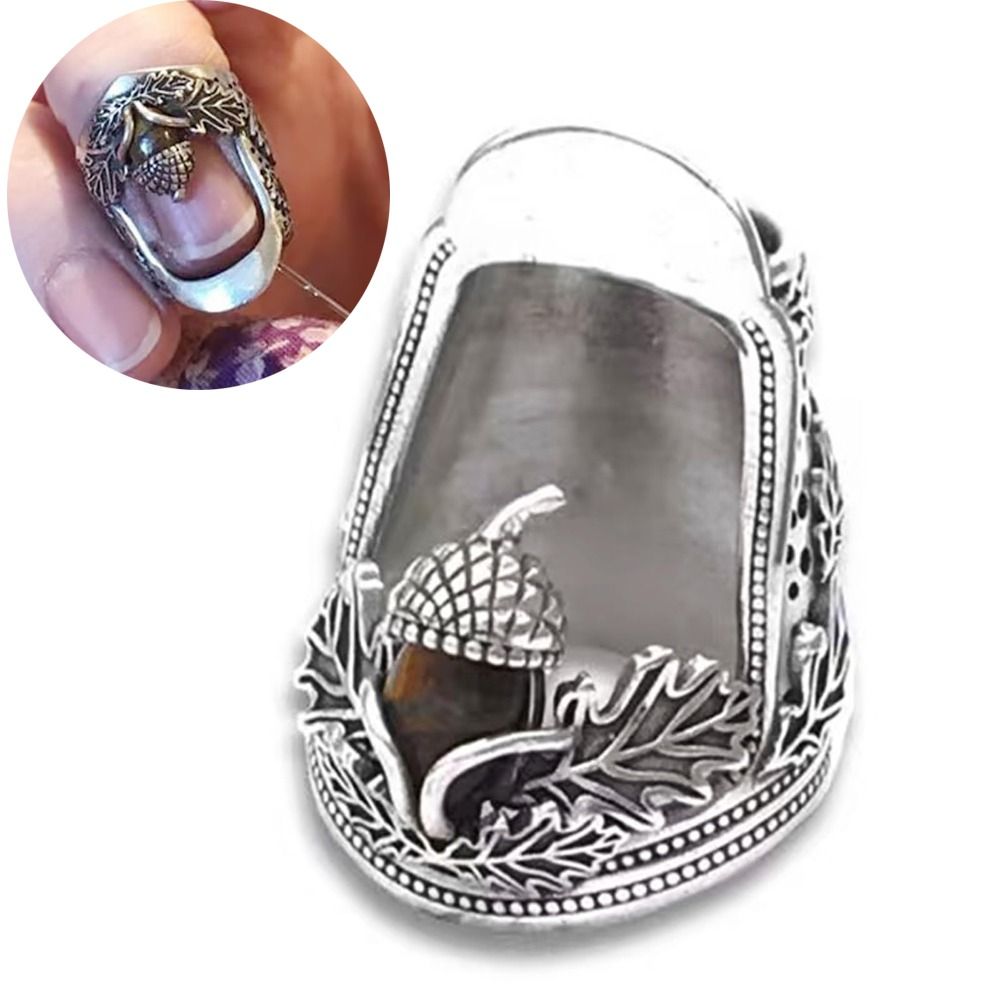 قفاز خياطة معدني مفتوح على شكل - مراجعة Sewing Thimble Metal وسعره
