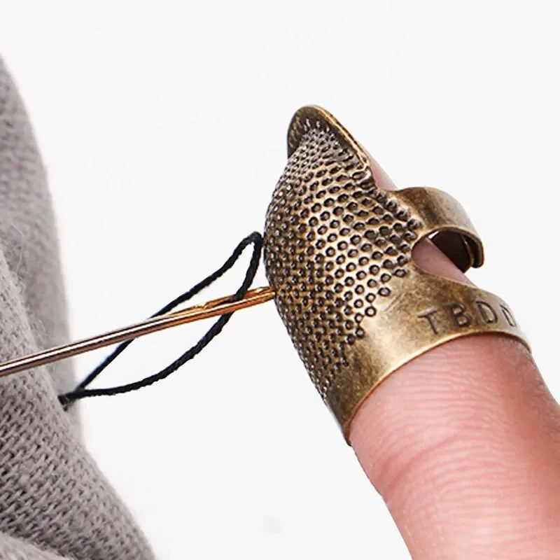 2 قطعة كشتبان النحاس الخياطة ا - مراجعة Sewing Thimble Metal وسعره