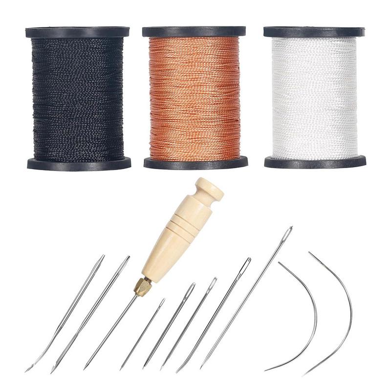 مجموعة خياطة جلدية مجموعة خياط - مراجعة Leather Needle Heavy وسعره