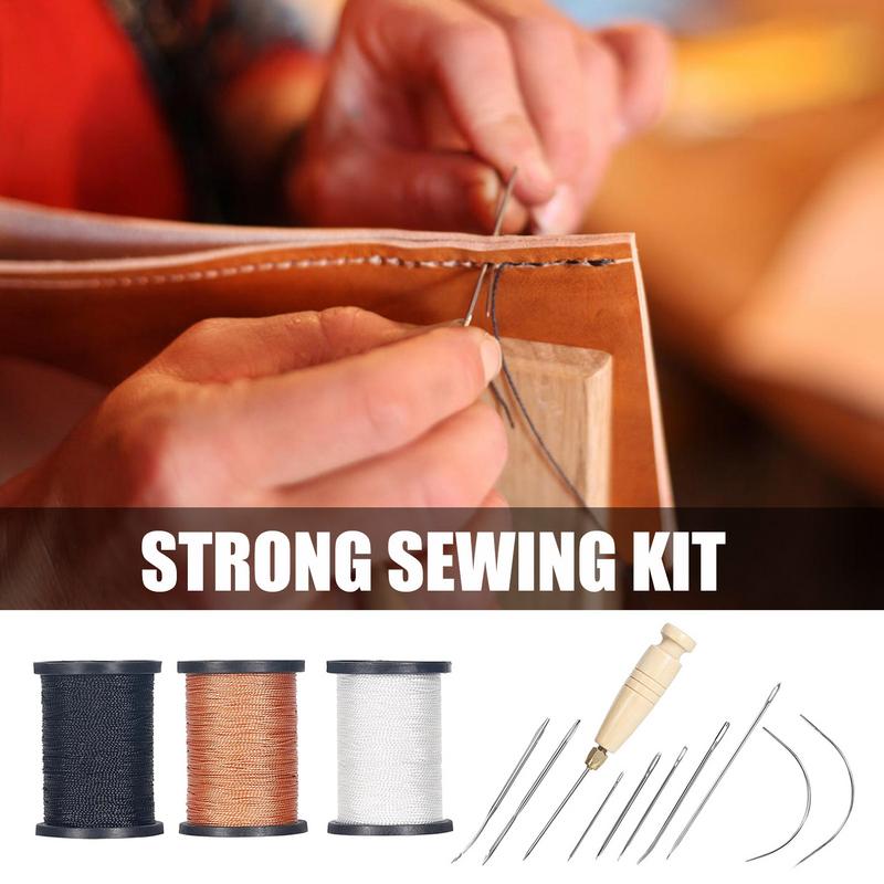 مجموعة خياطة جلدية مجموعة خياط - مراجعة Leather Needle Heavy وسعره